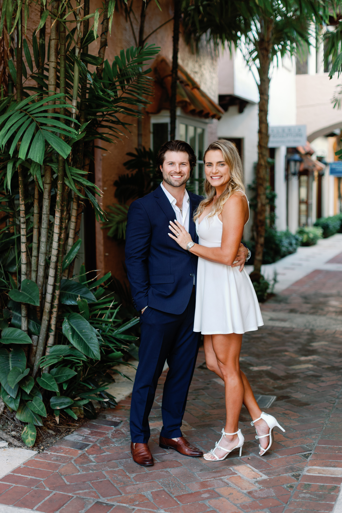 Engagement Photographer West Palm Beach, Worth Avenue Palm Beach, Palm Beach Engagement Photos, Lexi Thompson Engagement